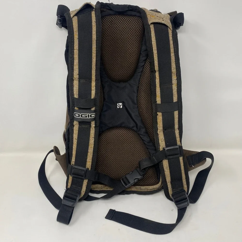 OGIO Mens OS Backpack Brown Tweed Hydration Ready‎ Outdoor Sport Bag